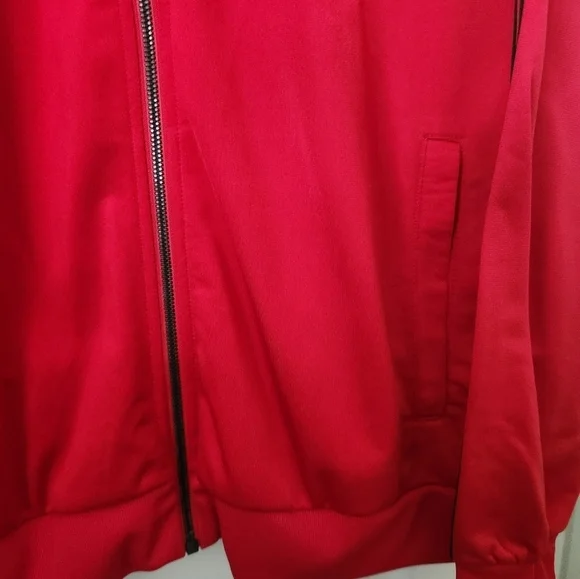 New Adidas Men's Essentials 3-Stripes Tricot Track Jacket XL